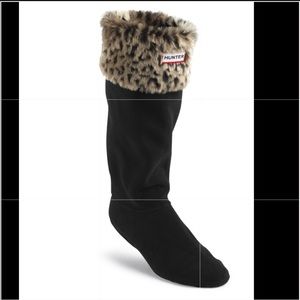 HUNTER leapand cuff welly socks